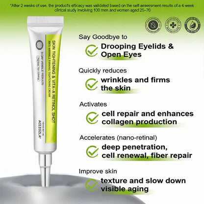 ✨Final 3 Hours: 70%OFF🔥Acezozla™ Botulinum & Vita-A Retinol Shot Wrinkle-Lift Tightening cream✨